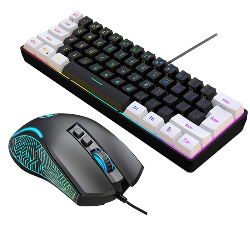 Gaming Keyboard Ergonomic - Klavye ve Fare %60 Bilgisayar Oyun