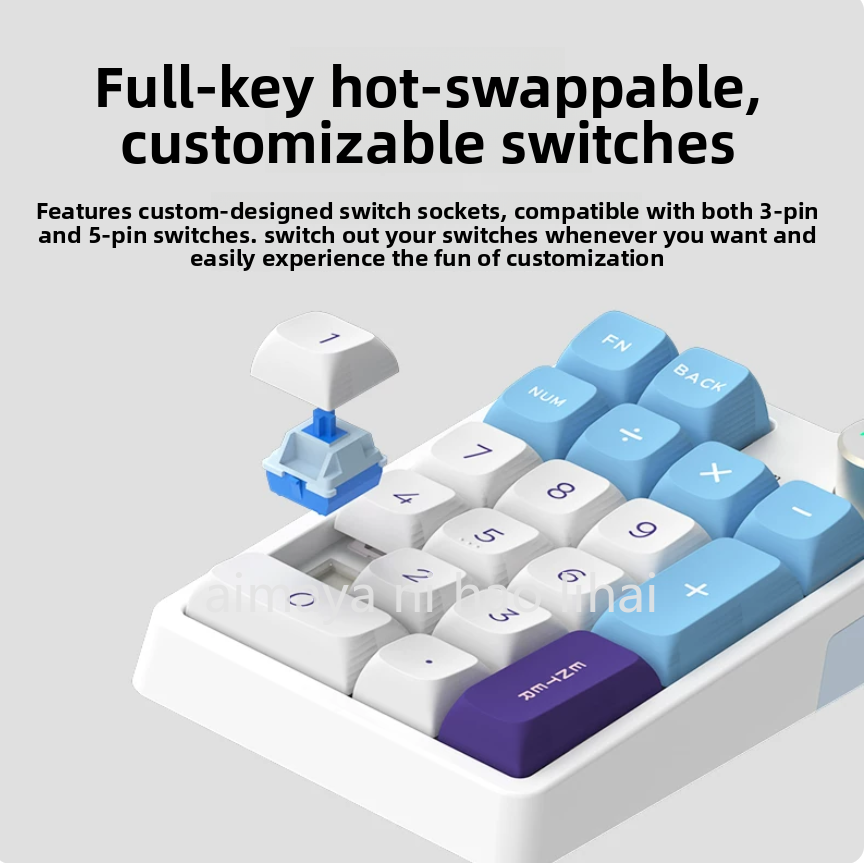 Gaming Keyboard Wireless - Kzzi K20 Mini Tuş Takımı Üç