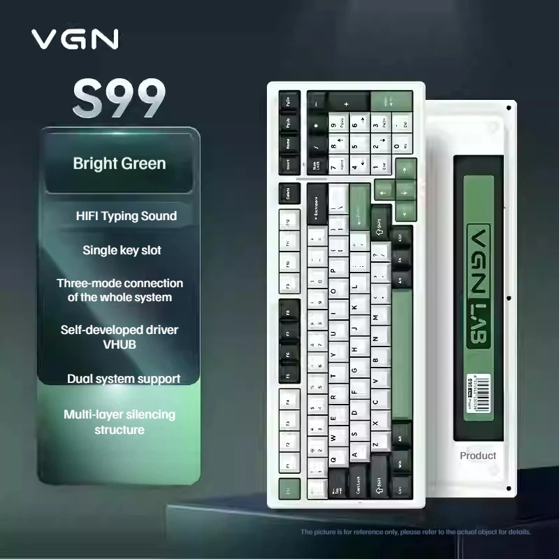 Gaming Keyboard Non Mechanical - Vgn S99 2.4G kablosuz üç modlu