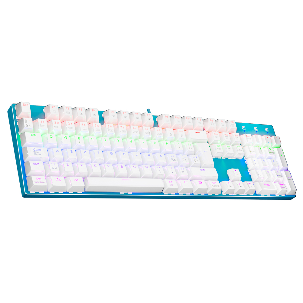 Keyboard Gaming Mac - E-YOOSO Z88 Rainbow FALCON USB Mekanik