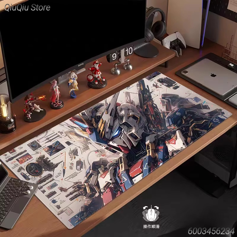 Gaming Keyboard Typewriter - Çizgi Film HD Baskı Gundam Deri