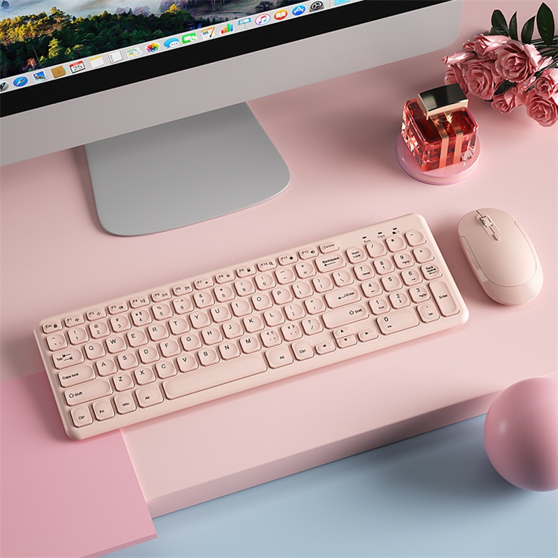 Gaming Keyboard Ergonomic - Moda Kablosuz Klavye ve Fare Kombinasyonu