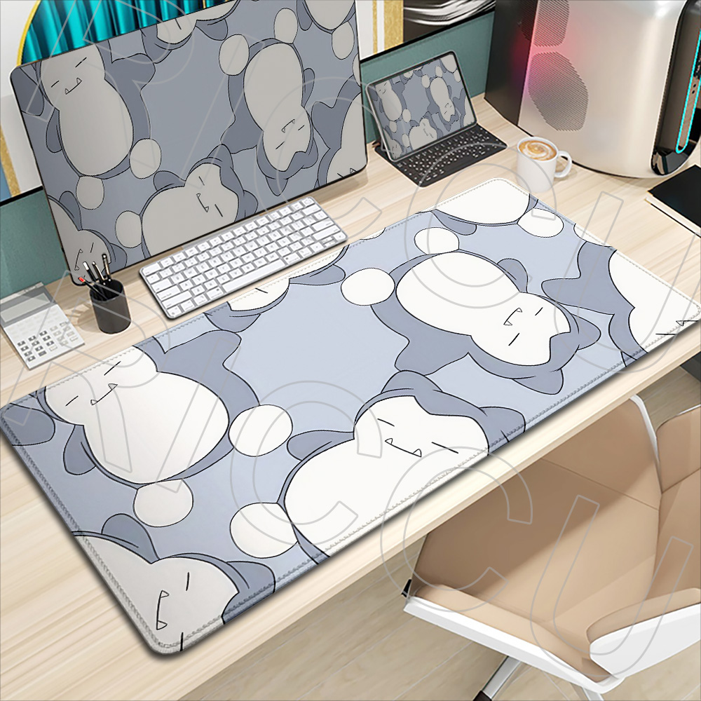 Gaming Keyboard Typewriter - HD Baskı Mouse Pad Pokemon Snorlax