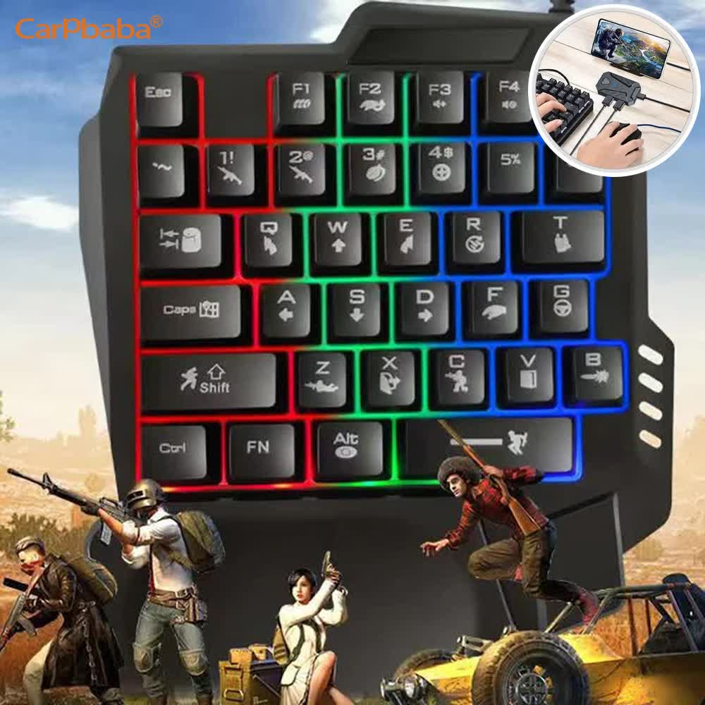 Gaming Keyboard 1 Hand - USB Tek El Oyun Kiti Kompakt