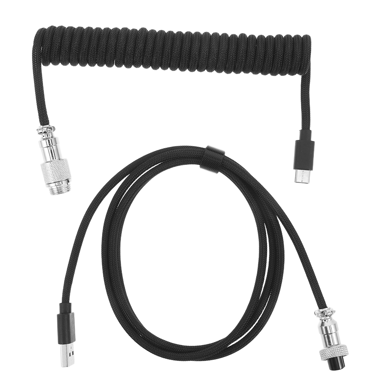 Gaming Keyboard Extension - Oyun Mekanik Klavye Kablosu, Spiral Örgülü