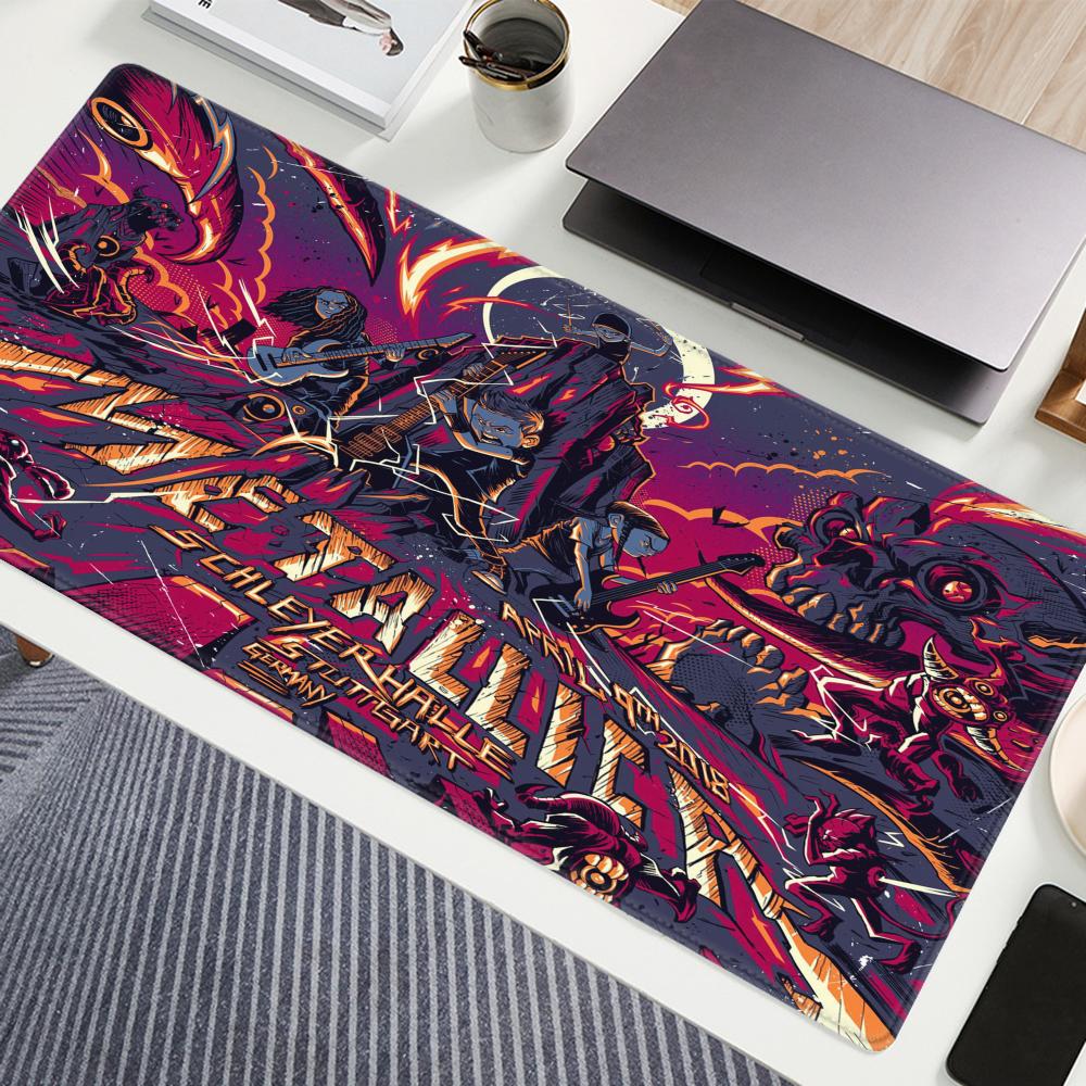 Gaming Keyboard Non Mechanical - Band M-Metallicaes Mouse Pad 90x40CM kaymaz