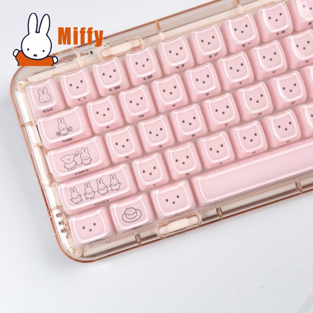 Kawaii Miffy Keycaps Sevimli T - Gaming Keyboard Non Mechanical incelemesi ve fiyatı