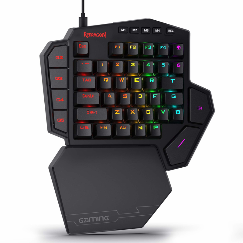 Redragon K585 DITI Tek Elle RG - Gaming Keyboard 1 Hand incelemesi ve fiyatı