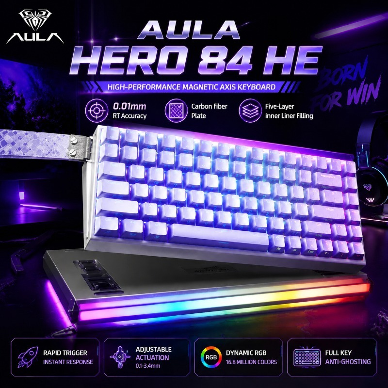 AULA HERO84 Manyetik Oyun Meka - Gaming Keyboard Backlit incelemesi ve fiyatı
