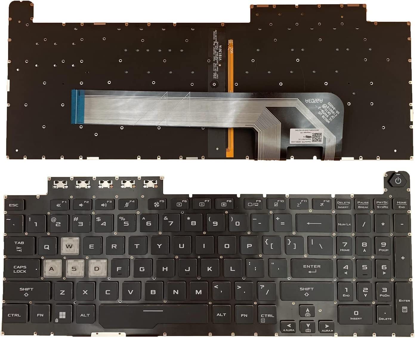 Asus TUF Gaming F17 FX706LI Di - Gaming Keyboard Asus incelemesi ve fiyatı
