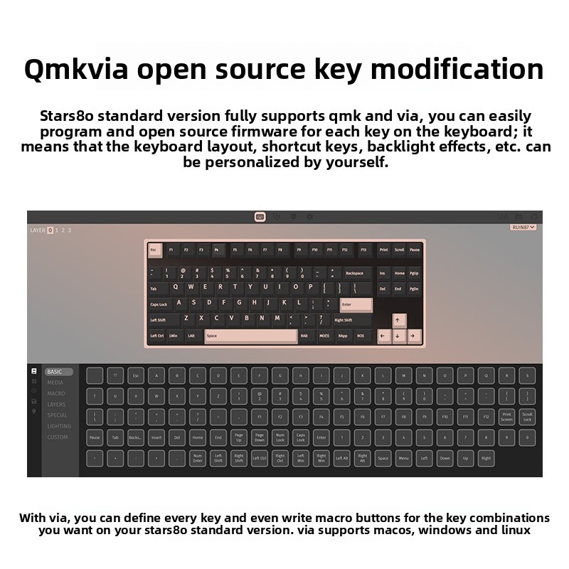 WEIKAV STARS80 TKL Mekanik Kla - Keyboard Gaming Mac incelemesi ve fiyatı