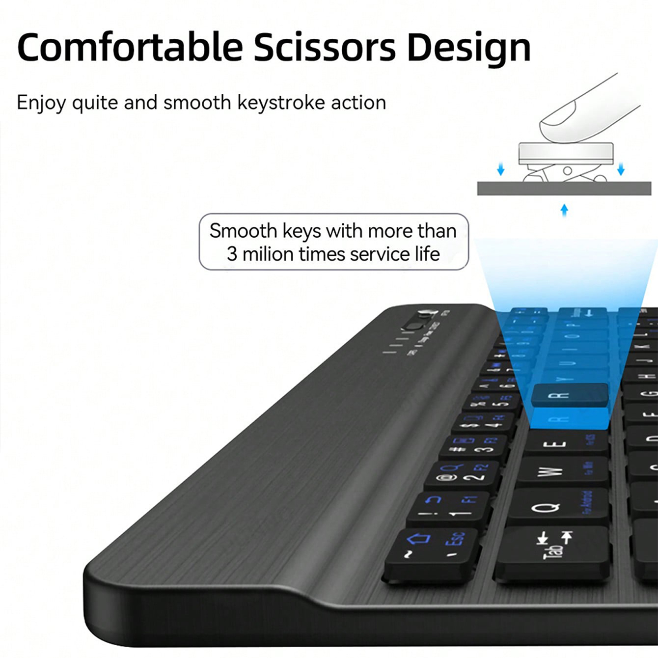 Çok Dilli Klavye Tablet Androi - Gaming Keyboard Wireless incelemesi ve fiyatı