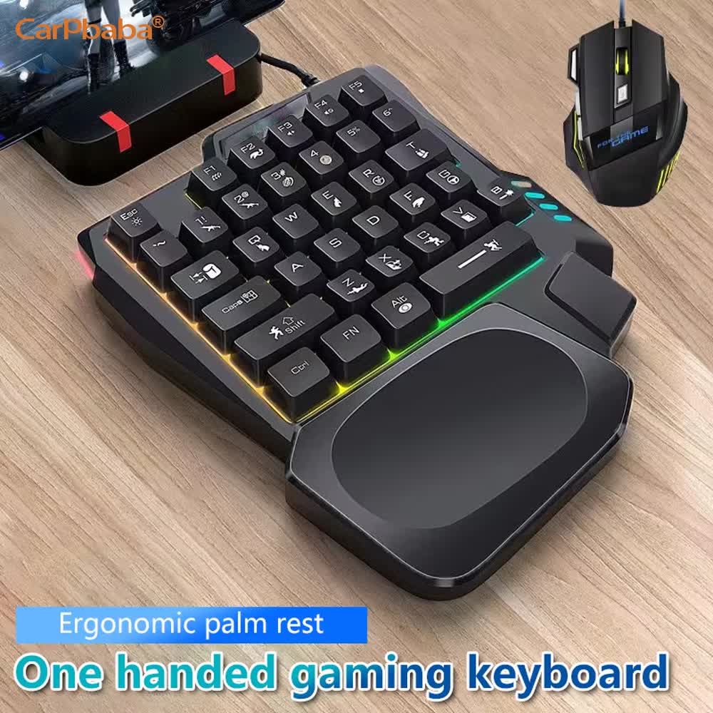 USB Tek El Oyun Kiti Kompakt M - Gaming Keyboard 1 Hand incelemesi ve fiyatı