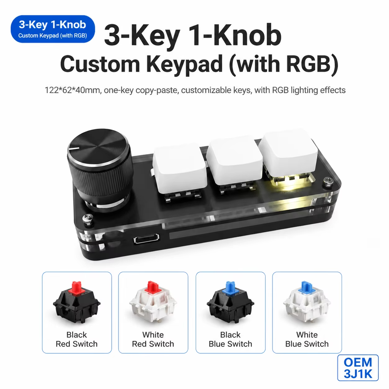 Programlanabilir 3 Tuşlu Düğme - Gaming Keyboard Number Pad incelemesi ve fiyatı