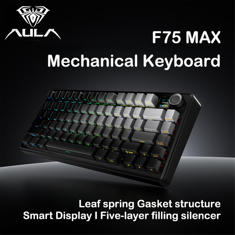 AULA F75 MAX 75% Üç Modlu Meka - Keyboard Gaming Mac incelemesi ve fiyatı