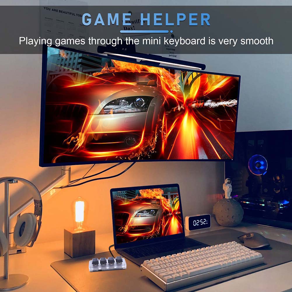 3 Tuşlu 1 Düğmeli/4 Tuşlu Phot - Gaming Keyboard 1 Hand incelemesi ve fiyatı
